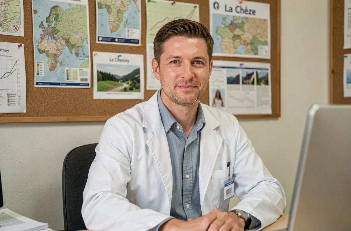Dr David L'Hénoret, médecin généraliste à orientation pédiatrique à La Chèze