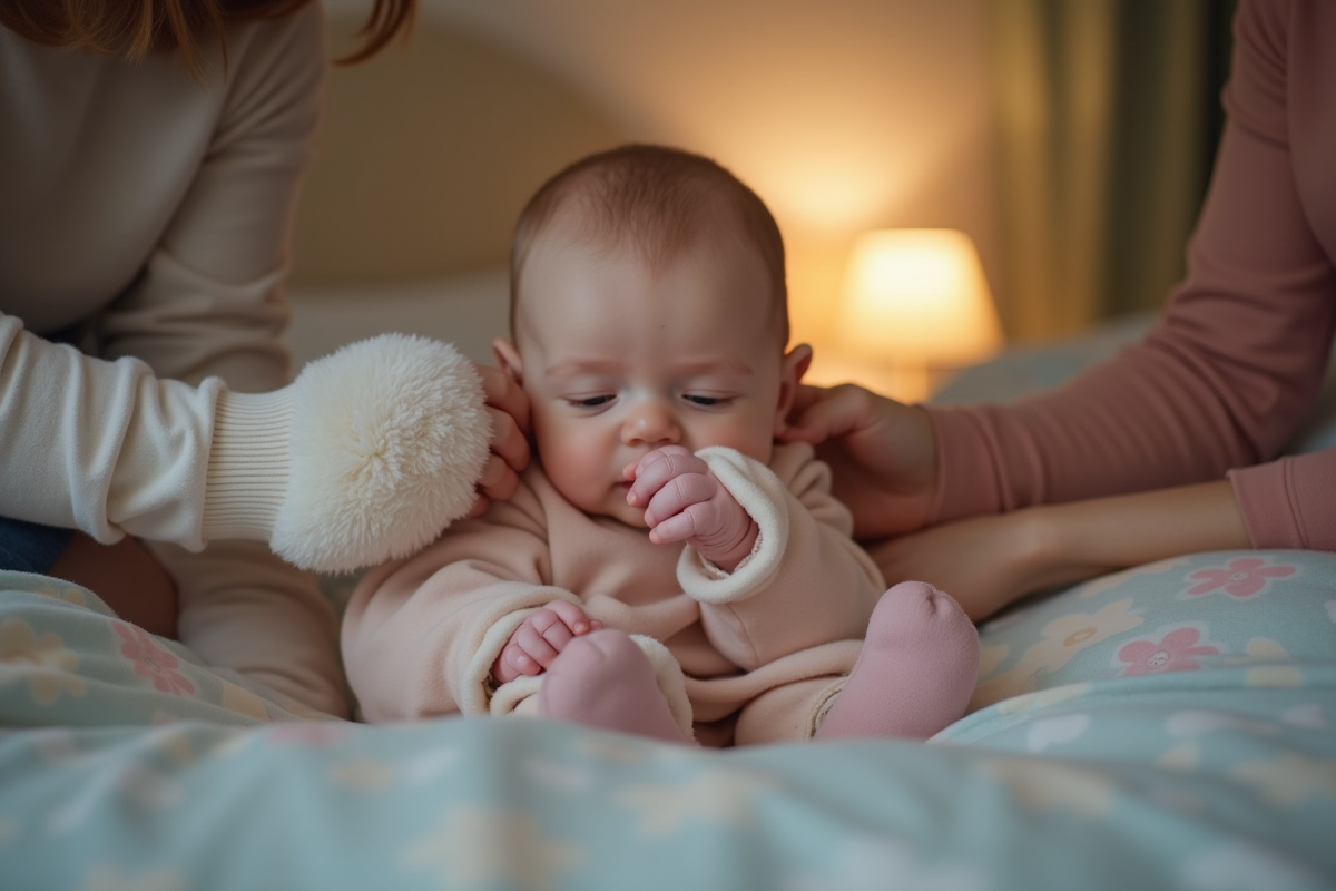 mains bébé